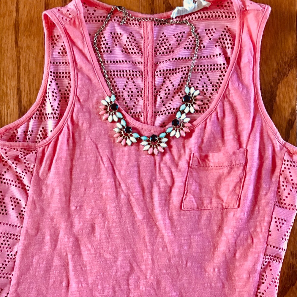 Olive & Oak Stitch Fix coral tank - Picture 1 of 5